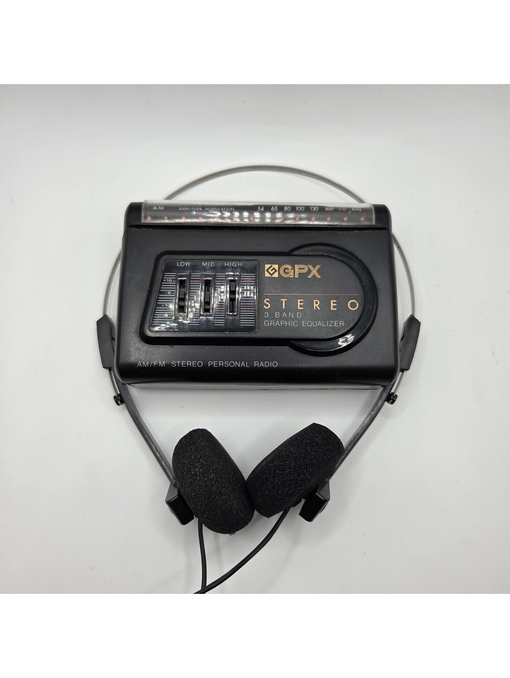 READ! Tested Works Vintage GPX Gran Prix A2833 Stereo FM/AM Radio with Equalizer